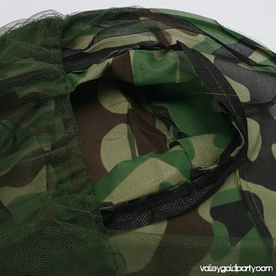 Girl12Queen Outdoor Camouflage Hat Mesh Cover Mosquito Insect Bug Net Face Camping Protector